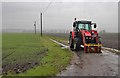 Tractor at rest by the fields on Drip Moss