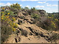 Rocky terrain atop the Devil?s Jumps