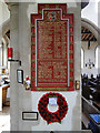 The War Memorials in Mendlesham church