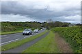 The A197 south of Morpeth