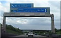 SP1795 : Gantry over the M6 Toll by Anthony Parkes