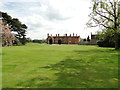 Ampton Hall taken through the park gates