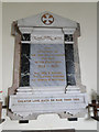 The WW1 Memorial in Honington church