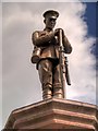 SD7152 : Soldier on the War Memorial by David Dixon