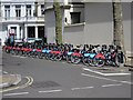 TQ2478 : Santander Cycles Docking Station, Vereker Road by Oast House Archive