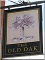 The Old Oak sign