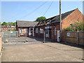 Fire-damaged business premises behind Cherry Street, Warwick