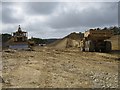 Combe Valley Way junction construction