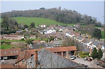SS9943 : Dunster viewed from the castle by Philip Halling