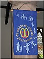 SD2871 : St Cuthbert, Aldingham: banner (a) by Basher Eyre