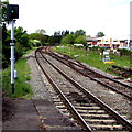 Signal E885 at the NW edge of Romsey railway station