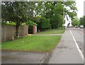 Cycle lane by Farnborough Road (A325)