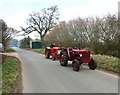 SP6515 : Vintage tractors down the lane by Des Blenkinsopp