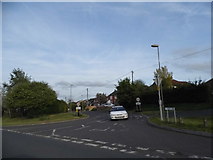 SU5751 : Pack Lane at the junction of Andover Road by David Howard