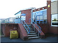 Entrance to the Sports Hall Reception, Lyng Hall School