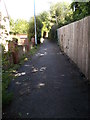 Footpath - off Glendale - looking towards Jenkin Road