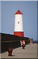 NU0152 : Berwick Pier Lighthouse by James T M Towill