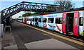 Unusual train colours at Patchway railway station