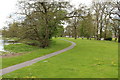 Path to Lochside Caravan Park