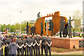 SK9670 : Lincoln Tank Memorial unveiling ceremony by Richard Croft