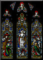 SK8810 : Stained glass window, Holy Cross church, Burley by Julian P Guffogg