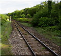 Railway from Rogerstone station towards Risca & Pontymister station