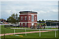 Building in middle of Catterick Racecourse