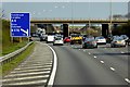 Eastbound M4, Riding Court Road Bridge