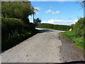 Junction of lanes above Oldfield