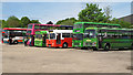 Buses at Yeldham Transport Collection open day