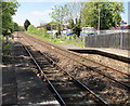 Railway towards Yeovil from Sherborne railway station