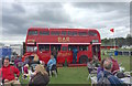 SK2570 : Chatsworth Horse Trials: Routemaster bus bar by Jonathan Hutchins