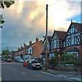 Edward Road with rainclouds