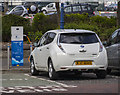 J5082 : 'E-Car' charge point and car, Bangor by Rossographer