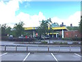 SJ8445 : Newcastle-under-Lyme: Morrisons petrol station by Jonathan Hutchins