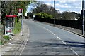 TQ1269 : Bus Stop on Upper Sunbury Road (A308) by David Dixon
