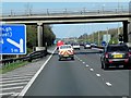 Westbound M4, Wood Lane Bridge