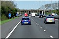 Westbound M4 approaching Junction 7