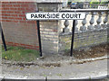 Parkside Court sign