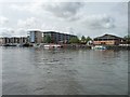 Waterside flats off Caledonian Road, Spike Island