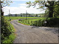 Access road to Ty Newydd Farm, Whitland