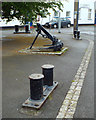 SS4630 : Redundant functional objects recycled as street furniture, Marine Parade, Appledore by Robin Stott