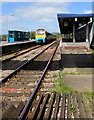 Whitland railway station from Station Road level crossing