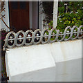 SS4630 : Ornamental rail to the top of a garden wall, Marine Parade, Appledore by Robin Stott