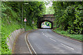 Bridge carrying Bar End Road over former railway