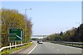 Footbridge over A483 close to A5156 junction