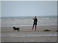 Wellies on the sand