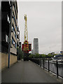 TQ3880 : Crane at Poplar Dock by Stephen Craven