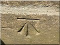 Benchmark on Bow Bridge, West Chinnock