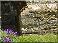 Benchmark on All Saints Church, Merriott